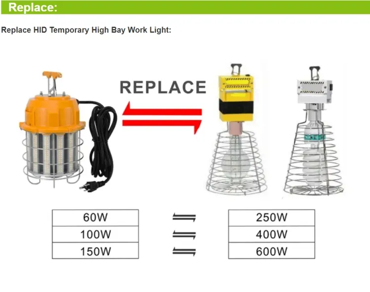 Temporary light replace Temporary light replace