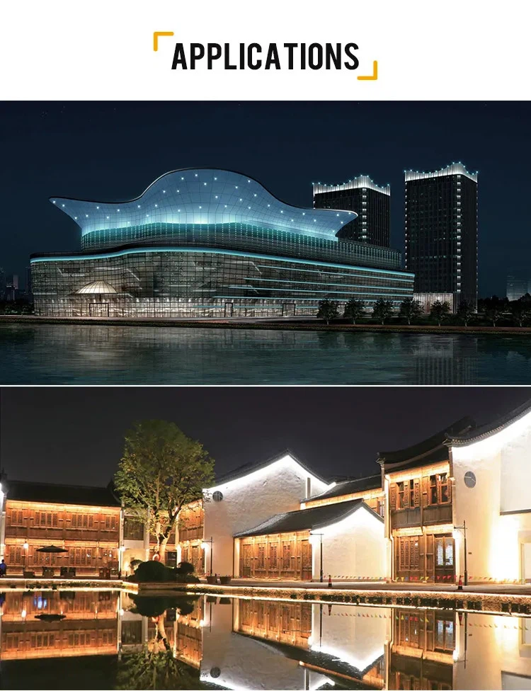 Outdoor Profile Facade LED Lighting Light application Outdoor Profile Facade LED Lighting Light application