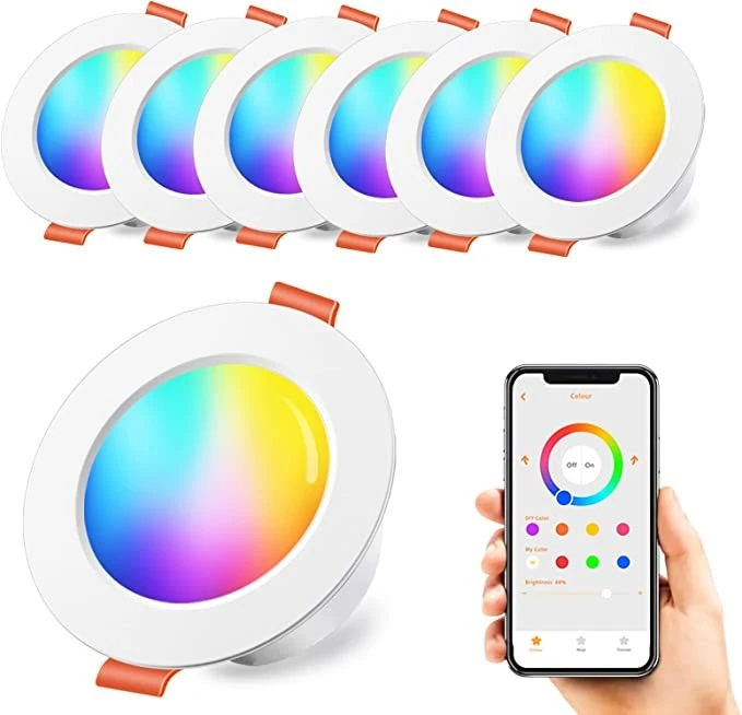 15 W-os Smart APP szabályozható LED süllyesztett mennyezeti lámpák