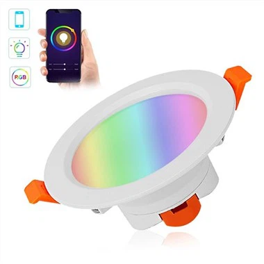Színes LED süllyesztett lámpák