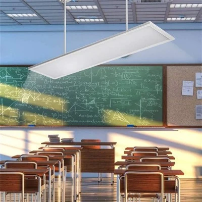 LED szemvédő rács, tantermi lámpa, nem villog
